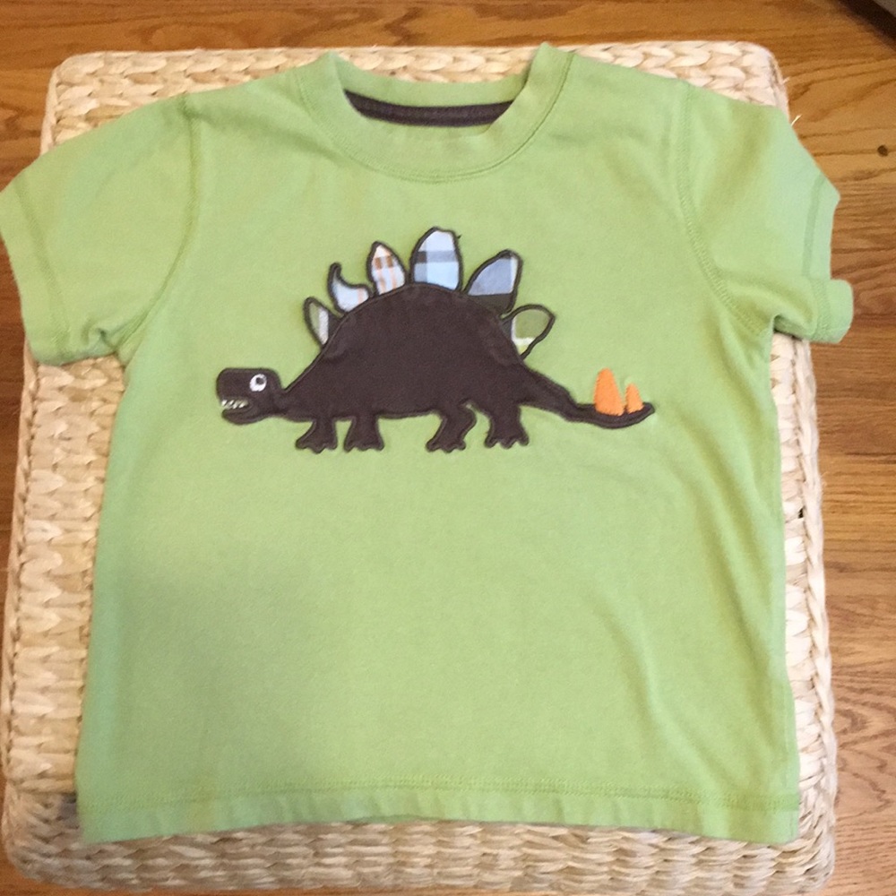 Gymboree stegosaurus appliquéd Tshirt